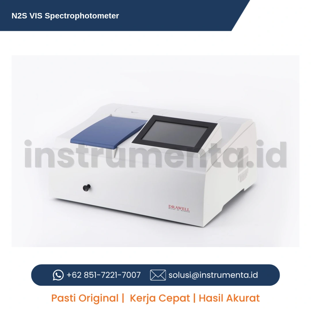 Distributor Resmi N2S VIS Spectrophotometer Drawell Ready Stock Indonesia